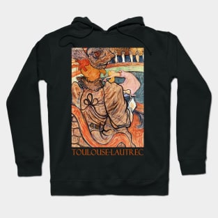 The Dancer and Five Stuffed Shirts by Henri de Toulouse-Lautrec Hoodie